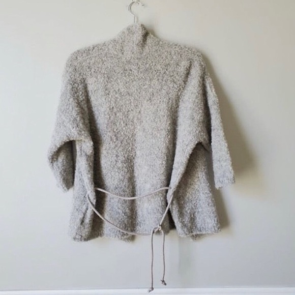 360 SWEATER | Gray Alpaca Camilla Cardigan | XS - Picture 3 of 6